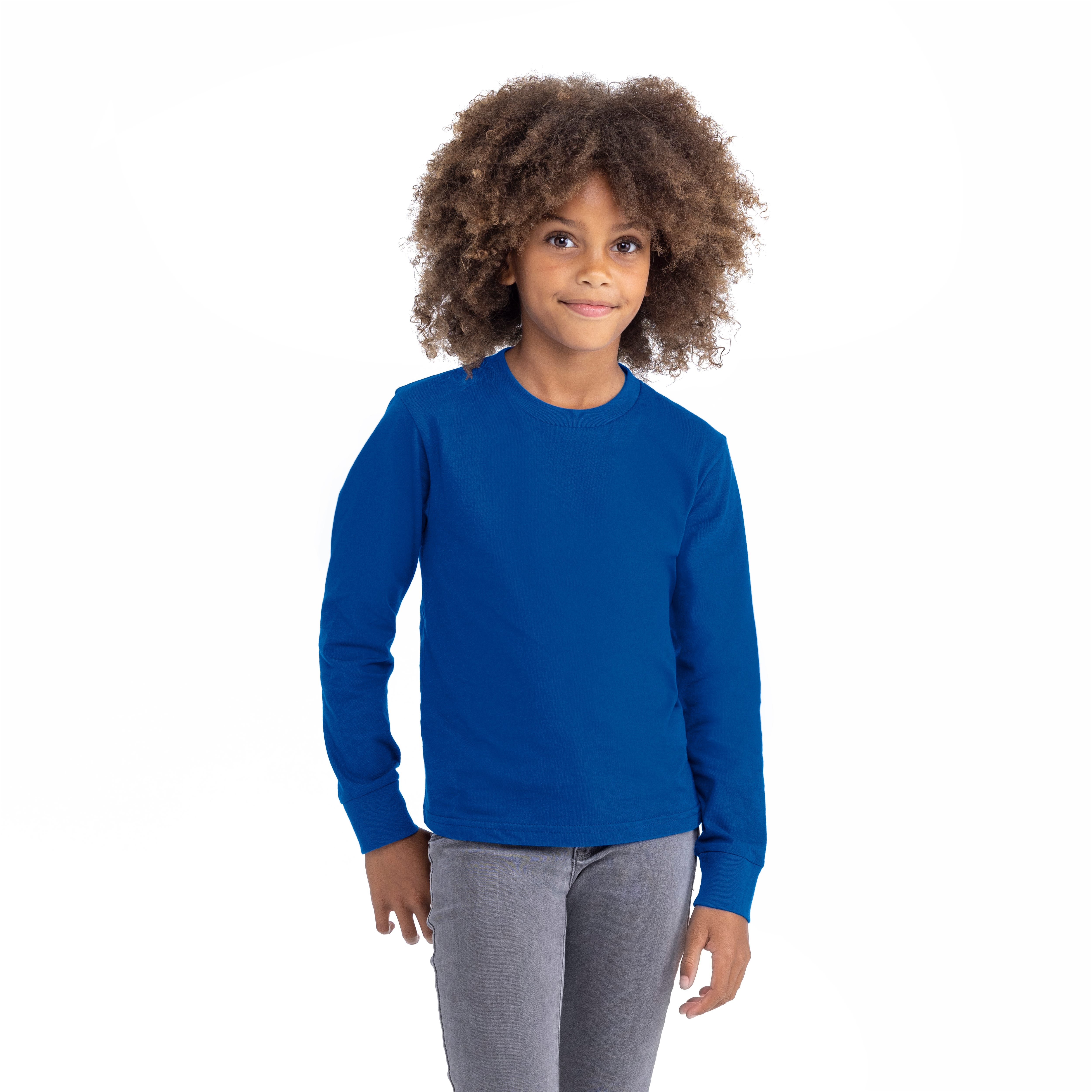 Youth cotton long sleeve T-shirt