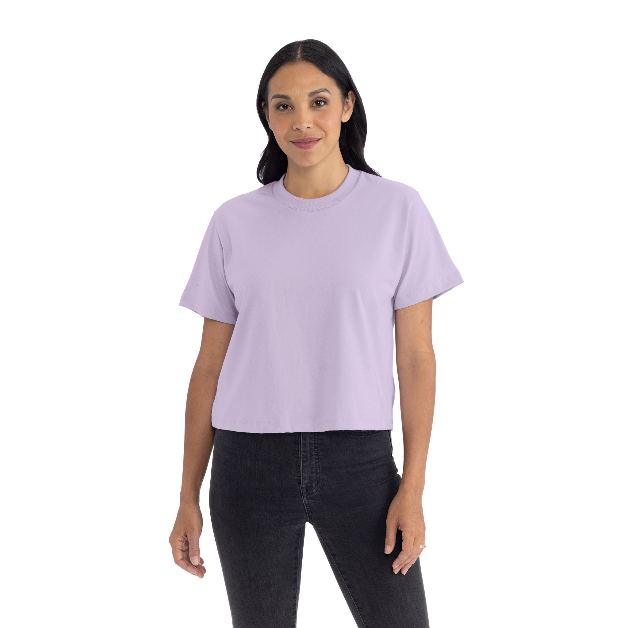 Heavyweight High Boxy T-Shirt Lavender 7610 Next Level Apparel