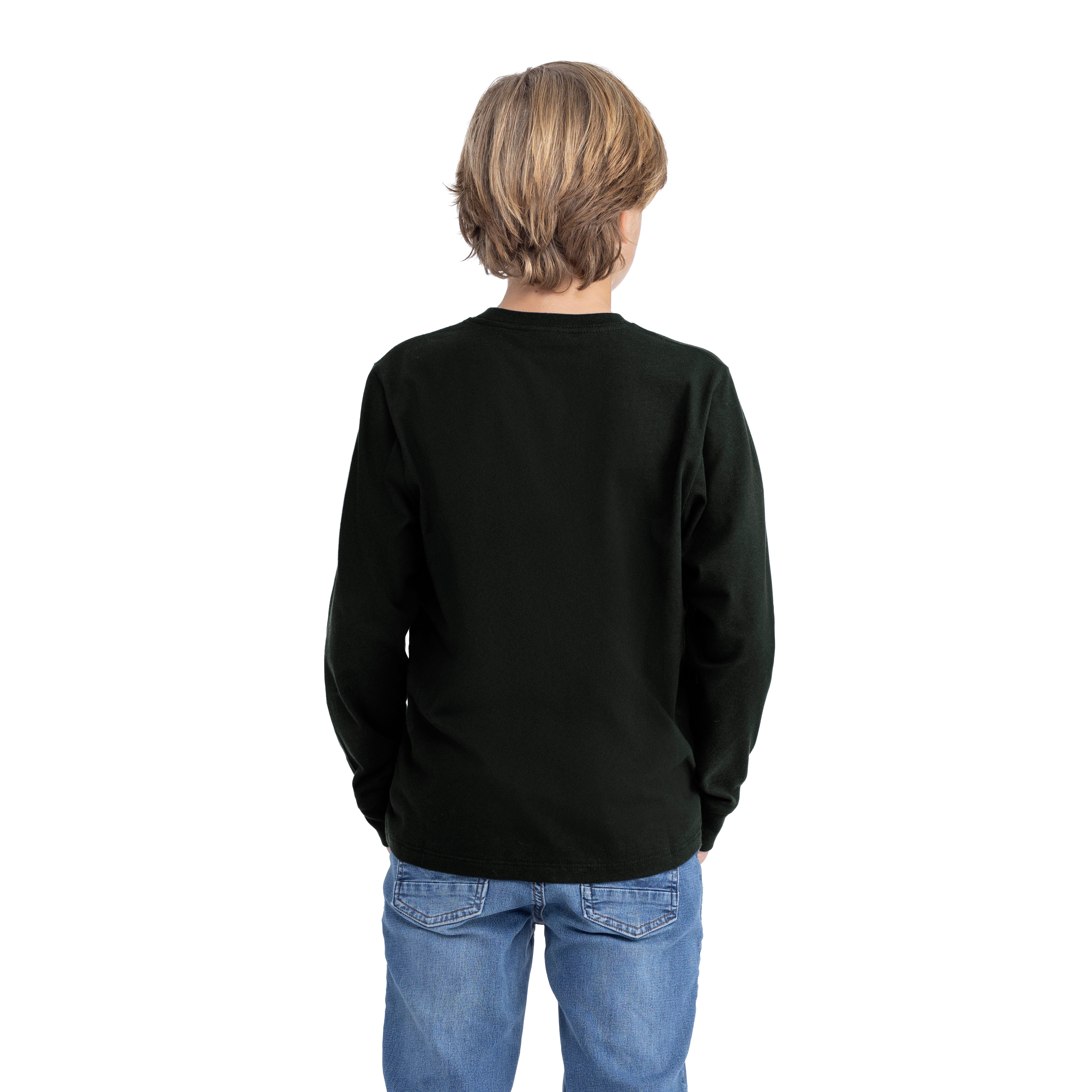 Youth cotton long sleeve T-shirt