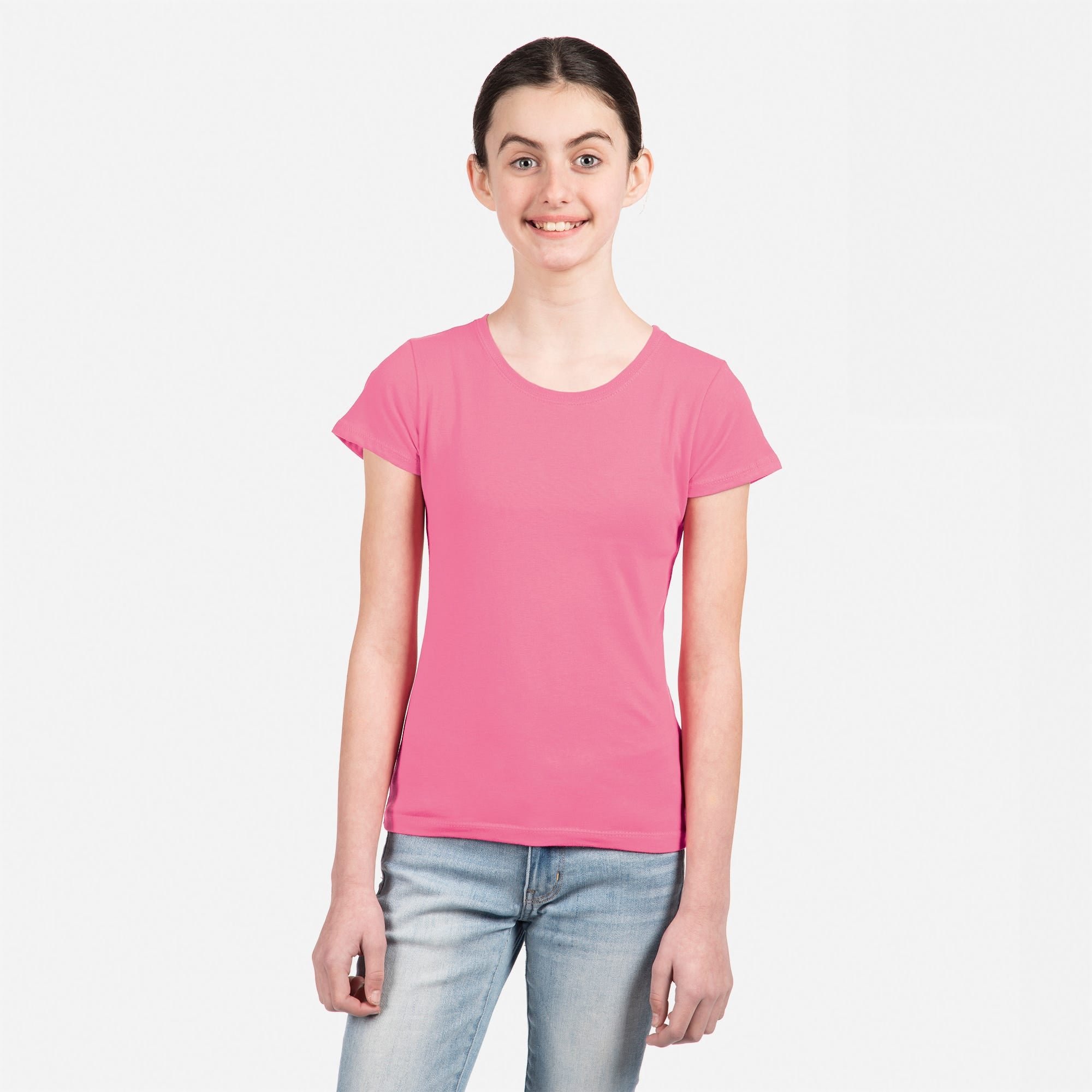 Cotton Princess T-Shirt Hot Pink 3710 Next Level Apparel