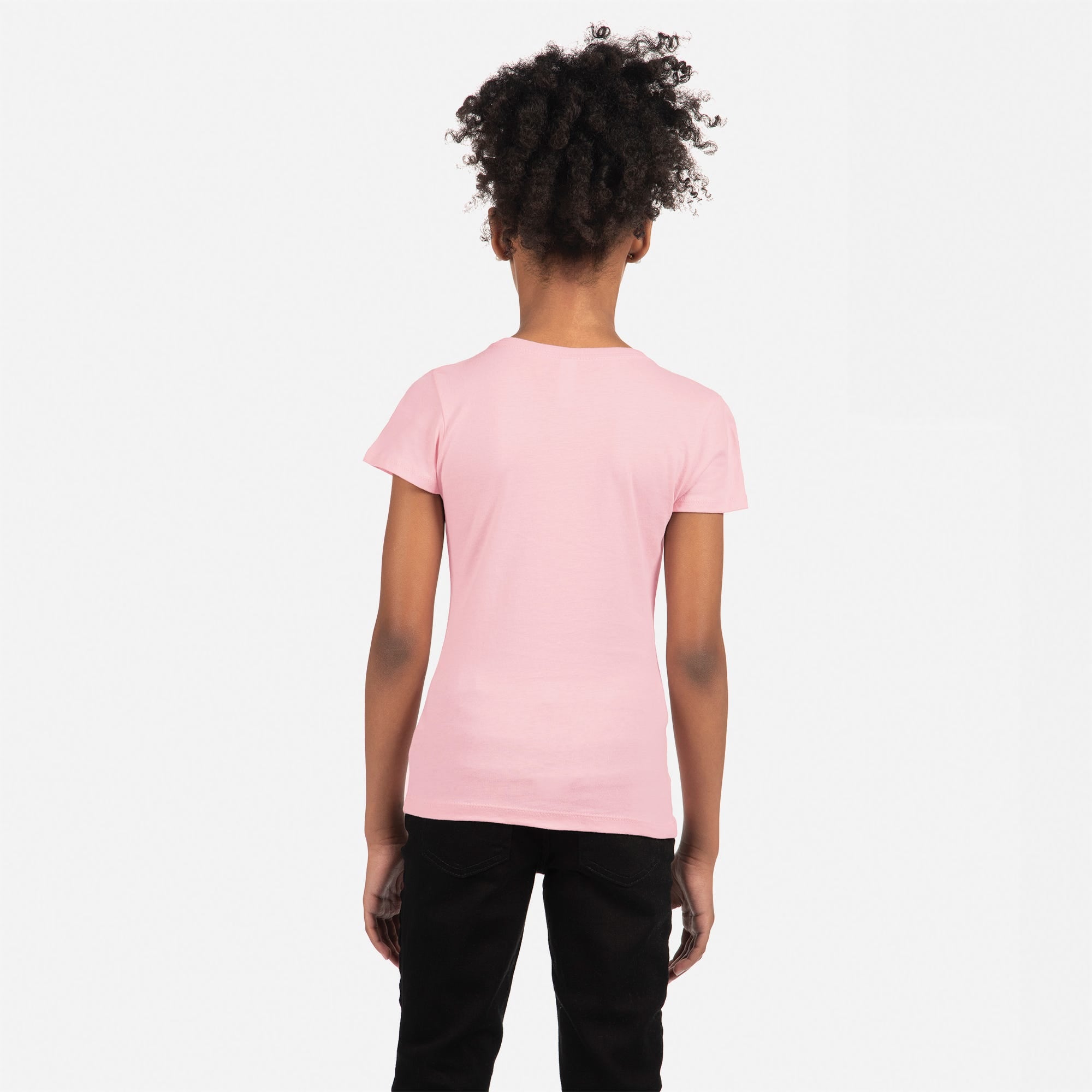 Cotton Princess T-Shirt Light Pink 3710 Next Level Apparel Back View