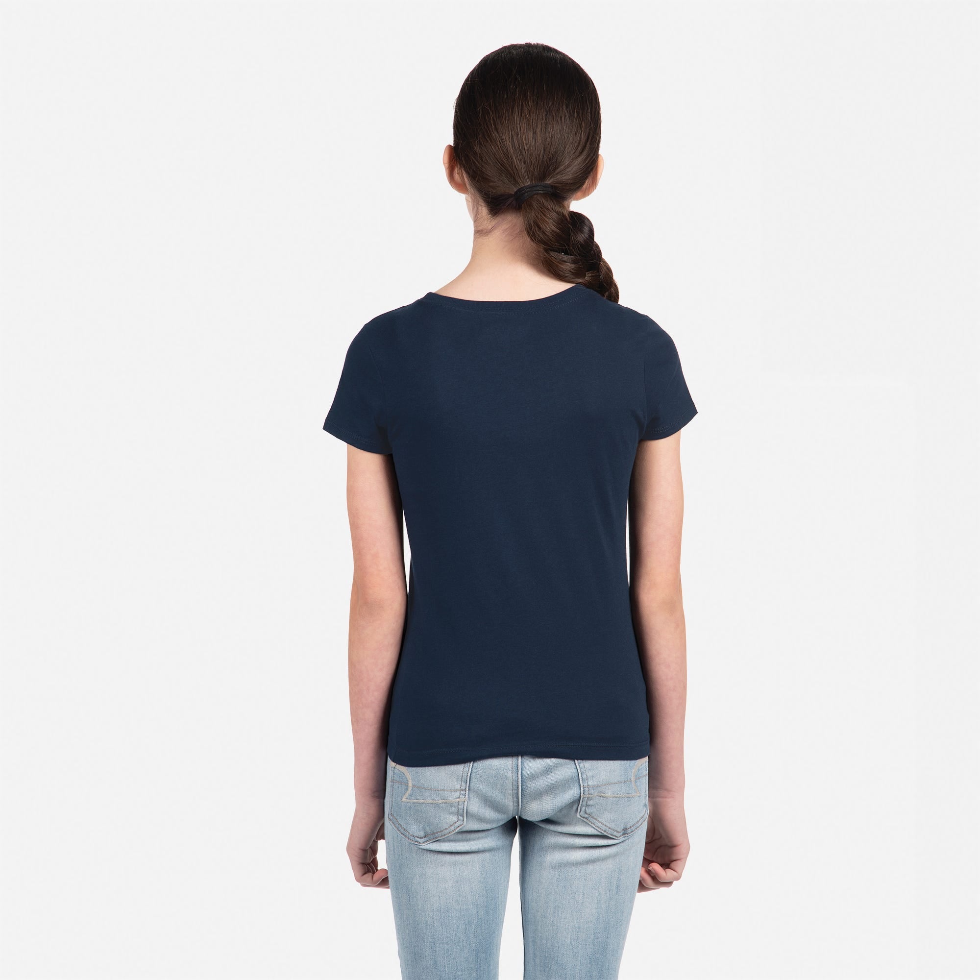 Cotton Princess T-Shirt Midnight Navy 3710 Next Level Apparel Back View