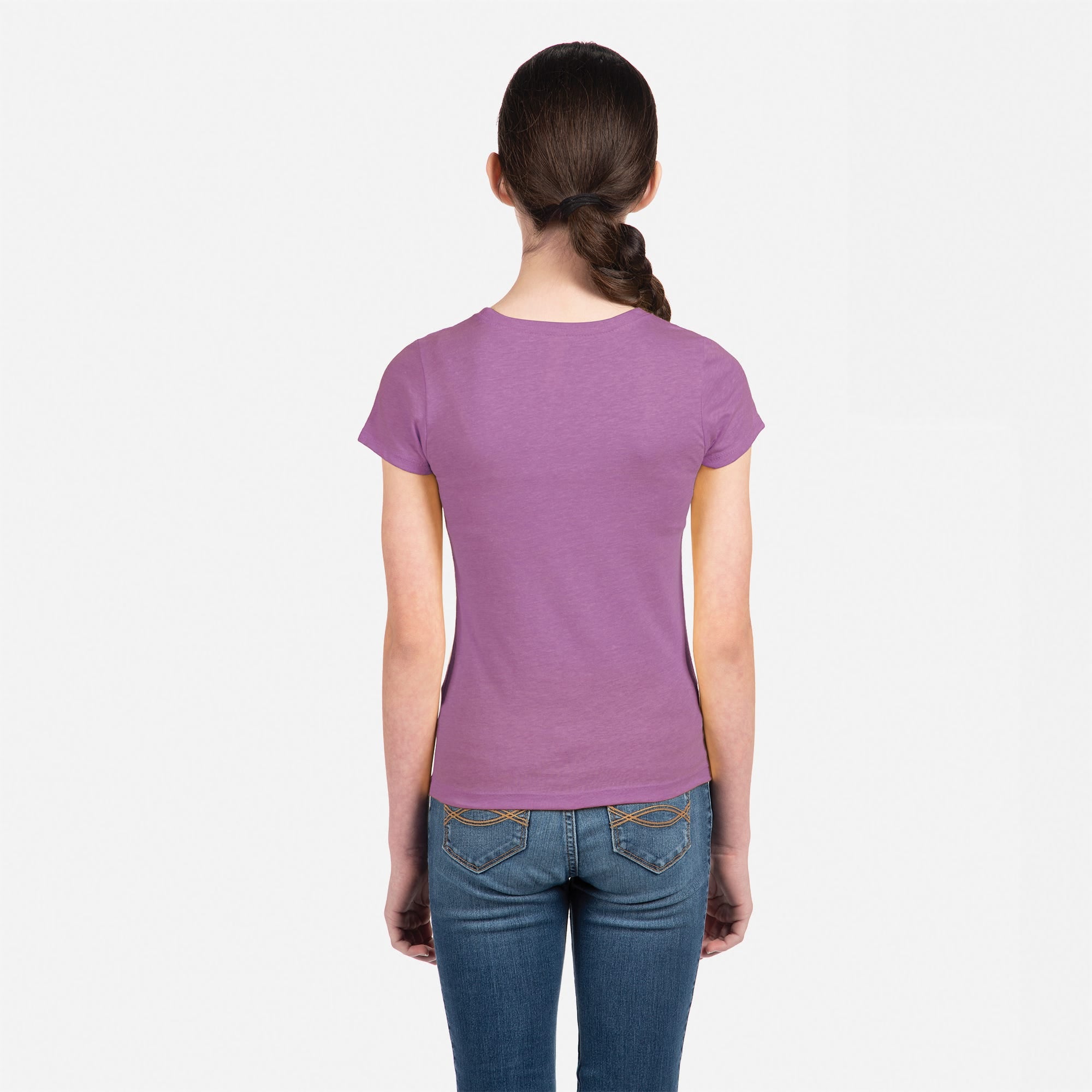 CVC Princess T-Shirt Purple Berry 3712 Next Level Apparel Back View