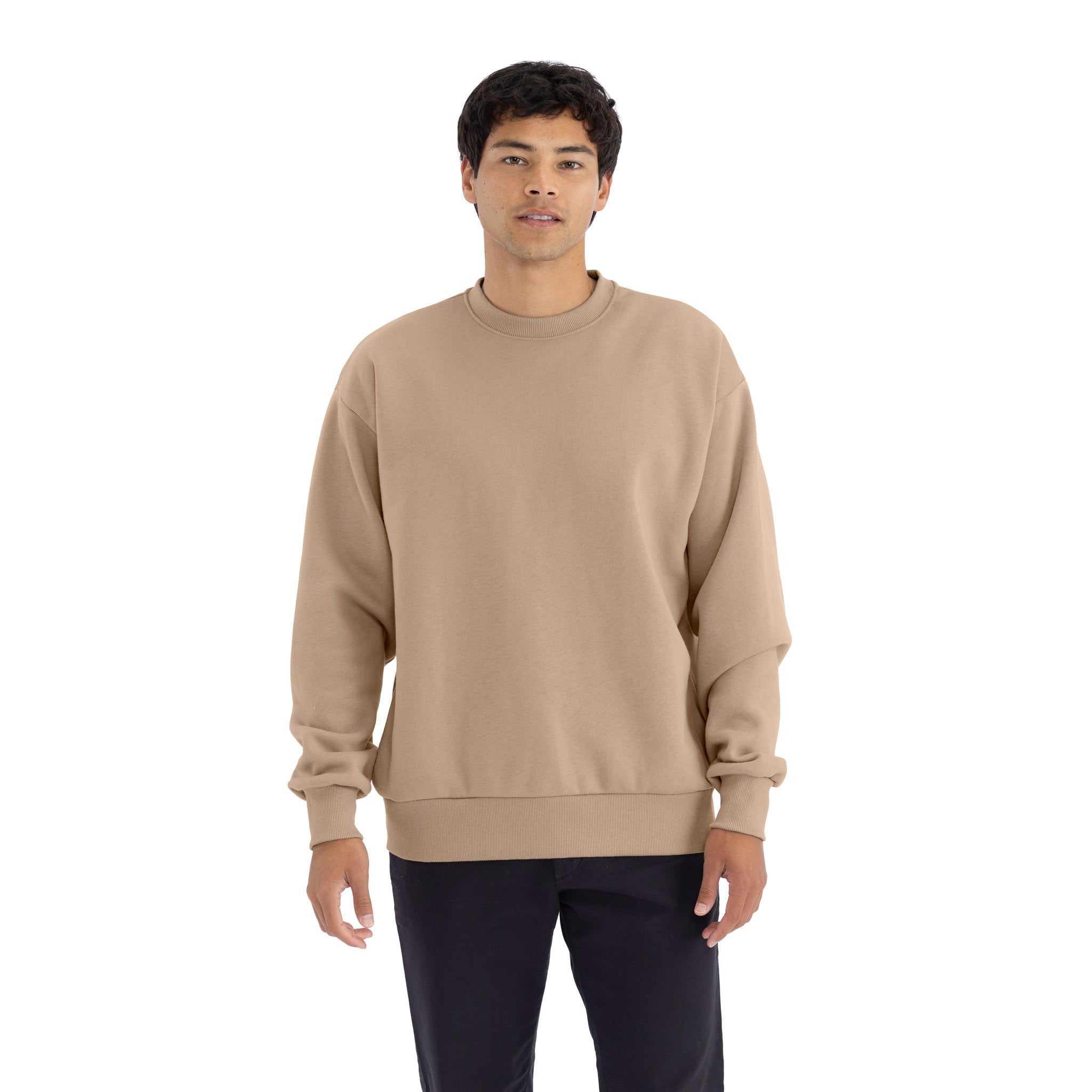 Unisex Heavyweight Sweatshirt Tan 9007 Next Level Apparel