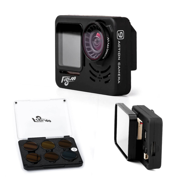 GP9 Ultimate Action Camera with Touchscreen & ND Filter Set