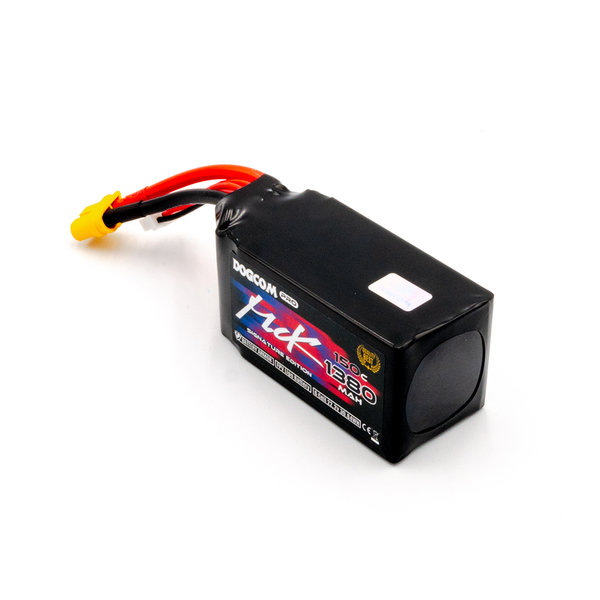 MCK 6S 1380mAh 150C LiPo Battery with XT60 Connector