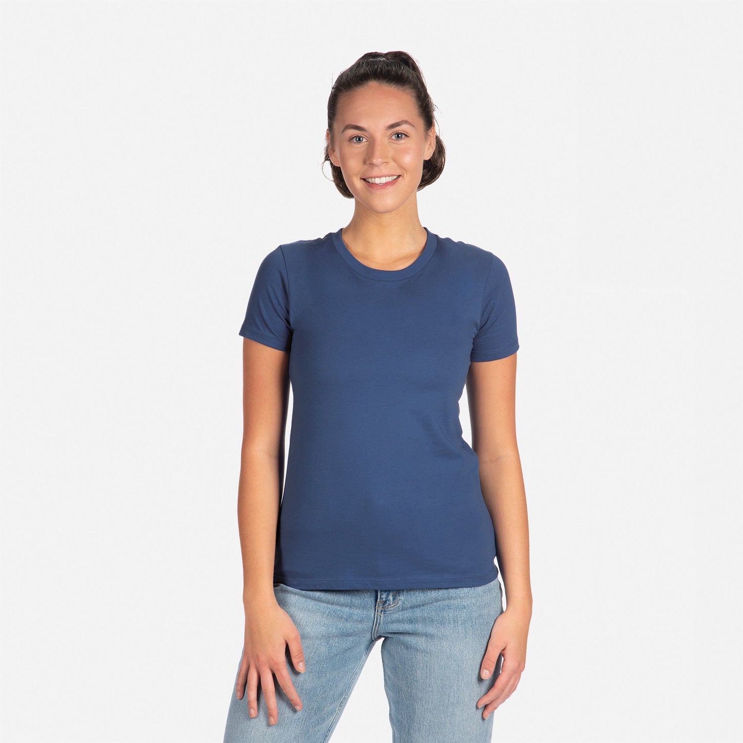 Cotton Boyfriend T-Shirt Royal 3900 Next Level Apparel